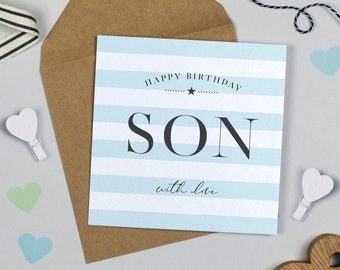 Happy Birthday Son Card