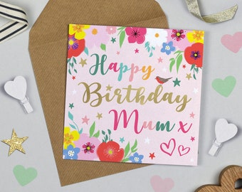 Superstar Birthday Mum Card