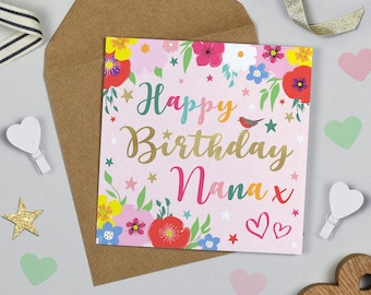 Superstar Birthday Nana Card