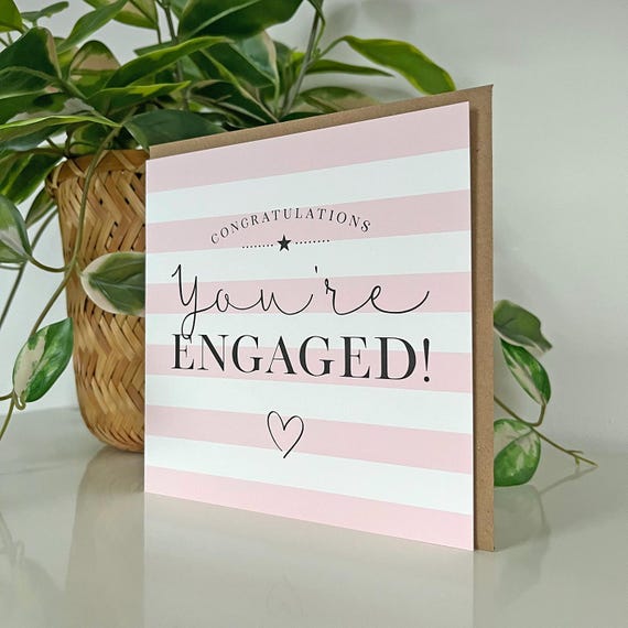 Engaged Stripe Card Engaged Stripe Card