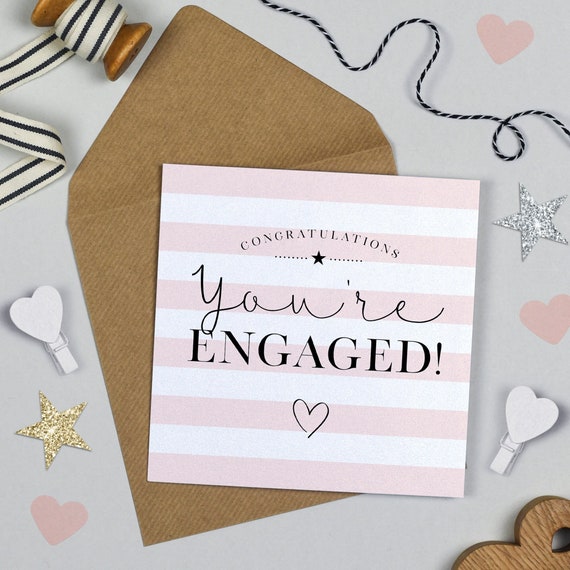 Engaged Stripe Card Engaged Stripe Card