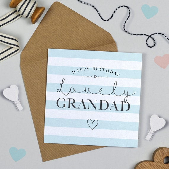 Happy Birthday Grandad Card Etsy