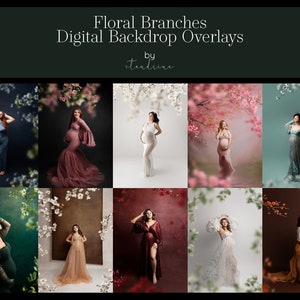 floral branch overlays, flower overlays, floral overlays, flower backdrop overlays, floral branch overlays, flower branch overlays, ctandrina digitals, best seller, best digital backdrop overlays, maternity backdrops overlays, flower backdrop overlay