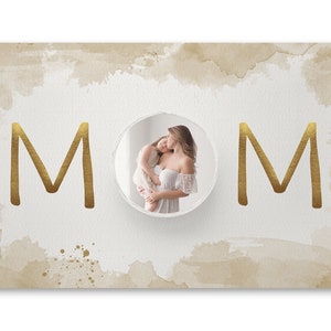 Mom Fotovorlagen, Aquarellkarten, Benutzerdefinierte Muttertagskarte, Muttertag Foto-Overlays, Muttertag .PNG Vorlagen für Photoshop