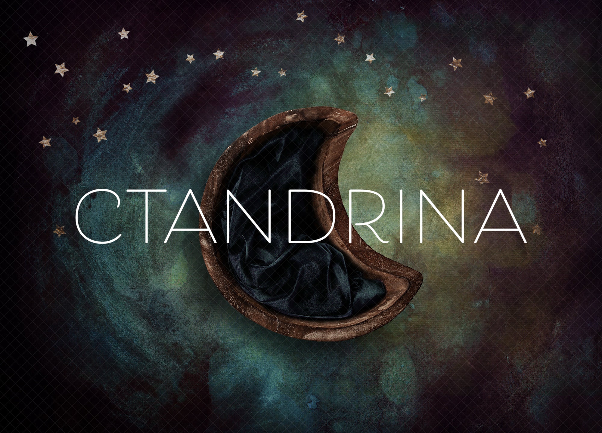 Celestial Moon Newborn Digital Backdrop: Photoshop Baby Composite (Digital Download)