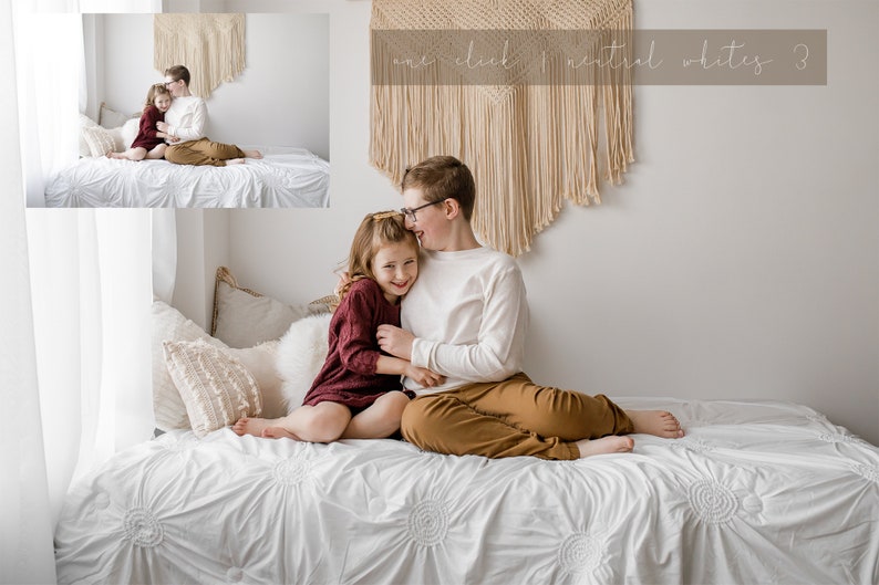 Neutral Whites Lightroom Presets: Desktop Photography Filters (XMP Files) image 2
