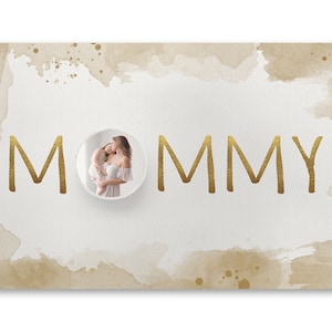 Modèles photo pour maman, aquarelle, carte personnalisée pour la fête des mères, superpositions de photos pour la fête des mères, fête des mères. Modèles PNG pour Photoshop