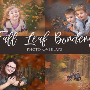 20 Fall Leaf Borders, Fall Leaf Overlays, Peeking Through Leaves, Fall Overlays, Autumn Overlays, Shooting through Branches