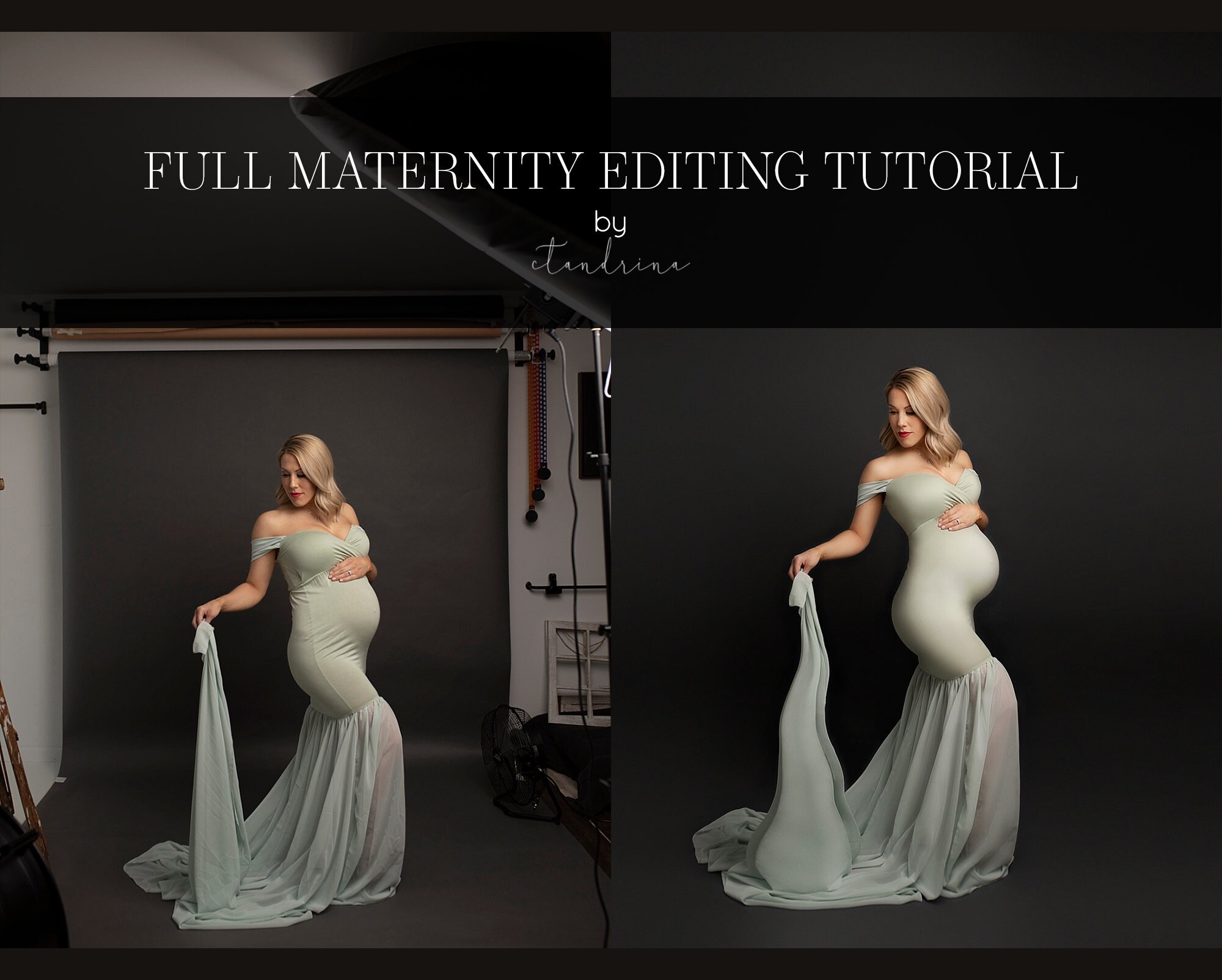 Maternity Editing Tutorial Watch Me Edit Full Maternity Etsy