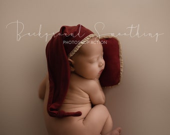 Background Smoothing Photoshop Action: Newborn and Studio Photography, ENGLISH (Digital Download)