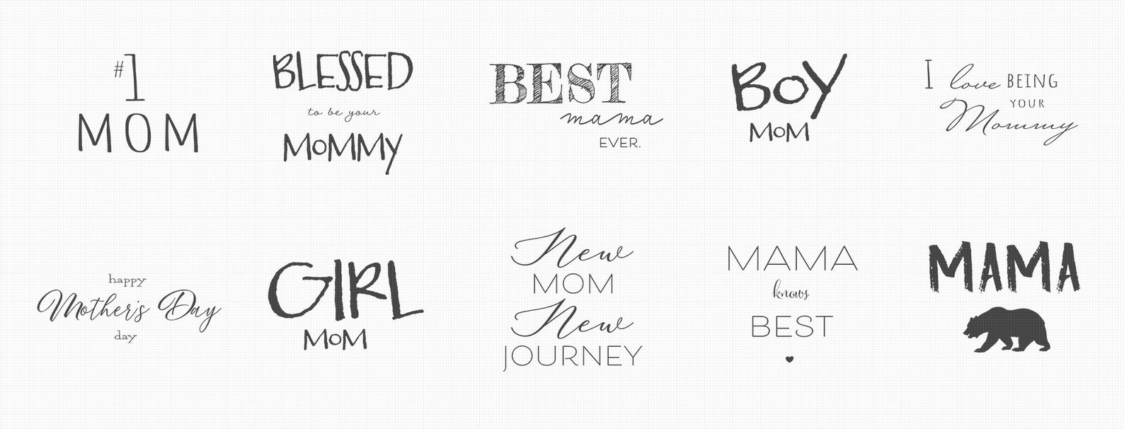 Mom Word Overlays .PNG Word Overlays Word Overlays for - Etsy