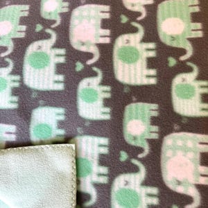 NICU Giraffe Incubator Covers in fleece baby prints for premature infants image 9