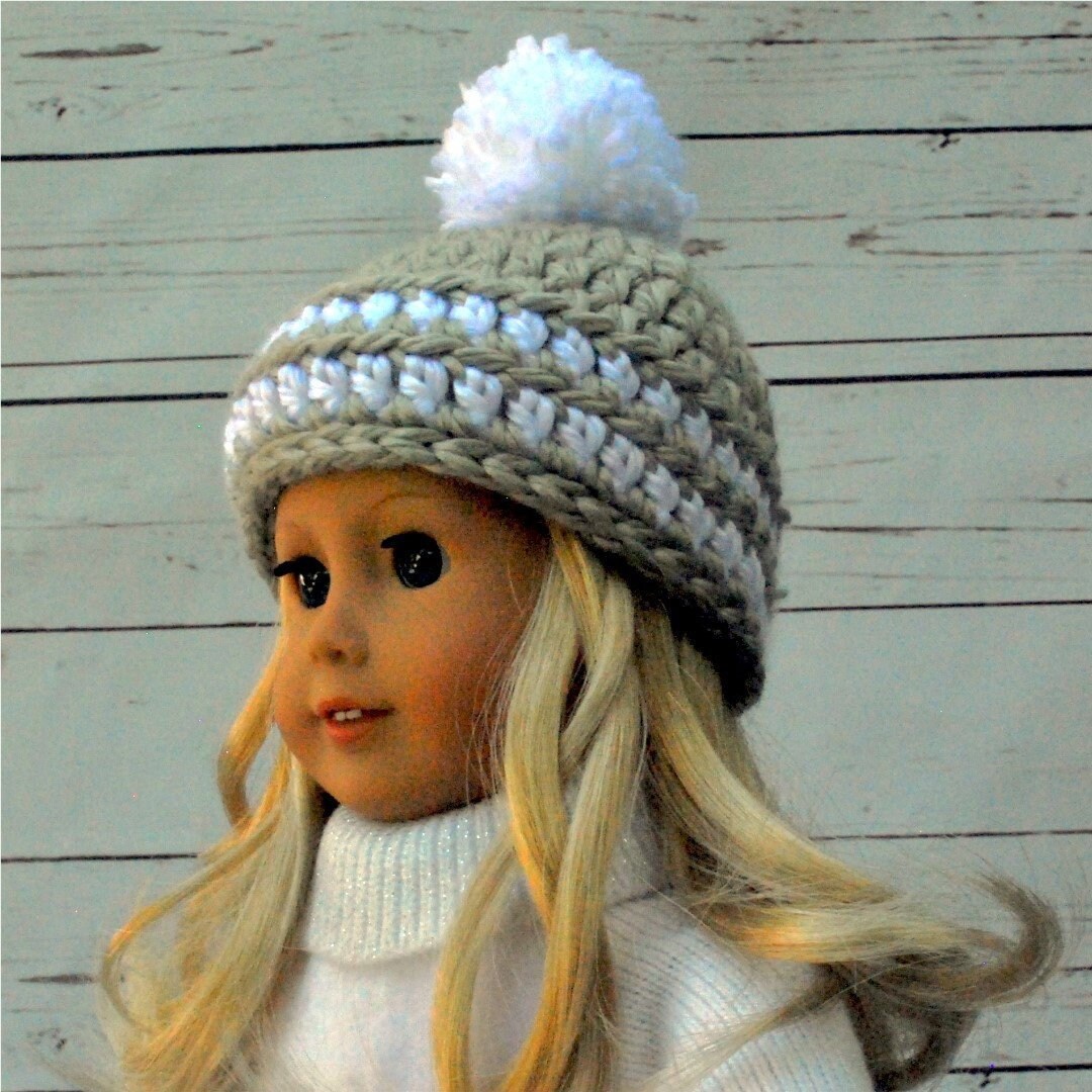 crochet doll hat