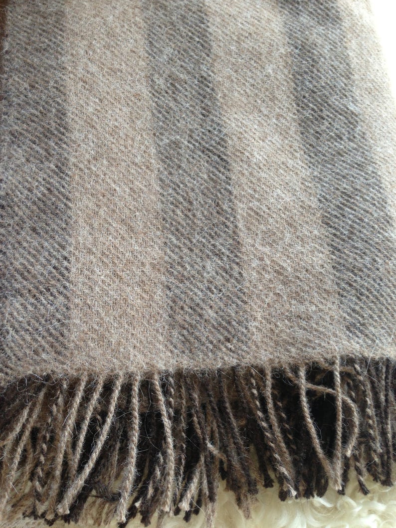 Pure Wool Handwoven Blanket/throw/knee Rug/gift - Etsy