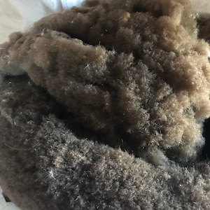 Castlemilk Moorit sheep fleece