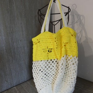 Mesh bag with dragonflies
