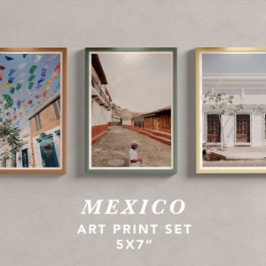 Mexico Art Prints / Set of 3 / 5x7 or 6.75x8.5