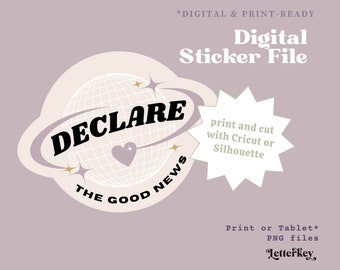 Dichiara la buona notizia / Planner PNG / Regali JW / Regalo JW / Guida allo studio