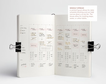 Printable DIY Bullet Journal / Undated Planner / Notebook Printable / Minimalist Calendar / Print Planner / Digital Planner / Agenda / PDF
