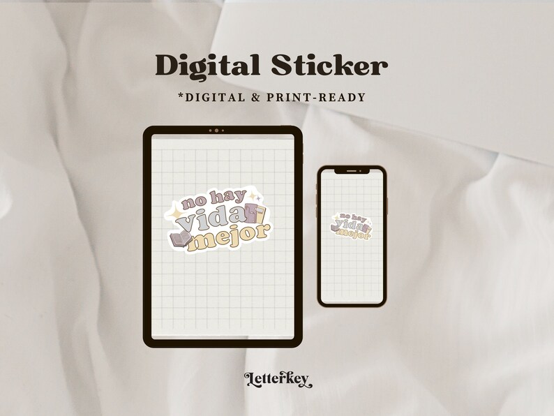 No Hay Vida Mejor Digital Sticker / Planner PNG / JW Gifts / JW Gift / Study Guide image 2