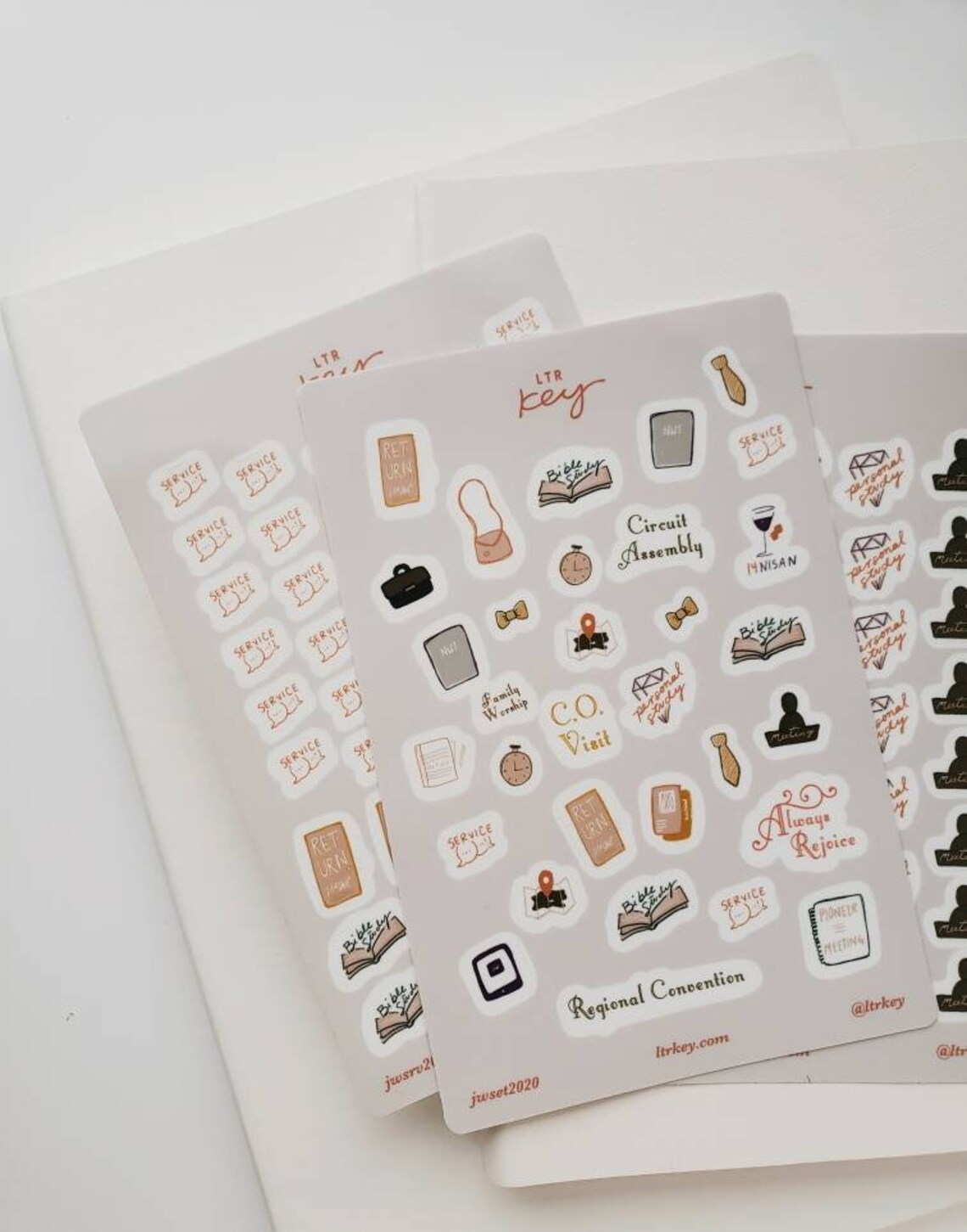 Jw Sticker Pack / Planner Stickers / Ministry Stickers / | Etsy