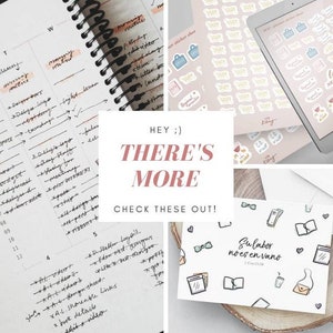 May include: A collage of images featuring various sticker designs, including a sheet of stickers with the text "Love Never Fails", a sheet of stickers with the text "Study", and a sheet of stickers with the text "Hey There's More Check These Out!"