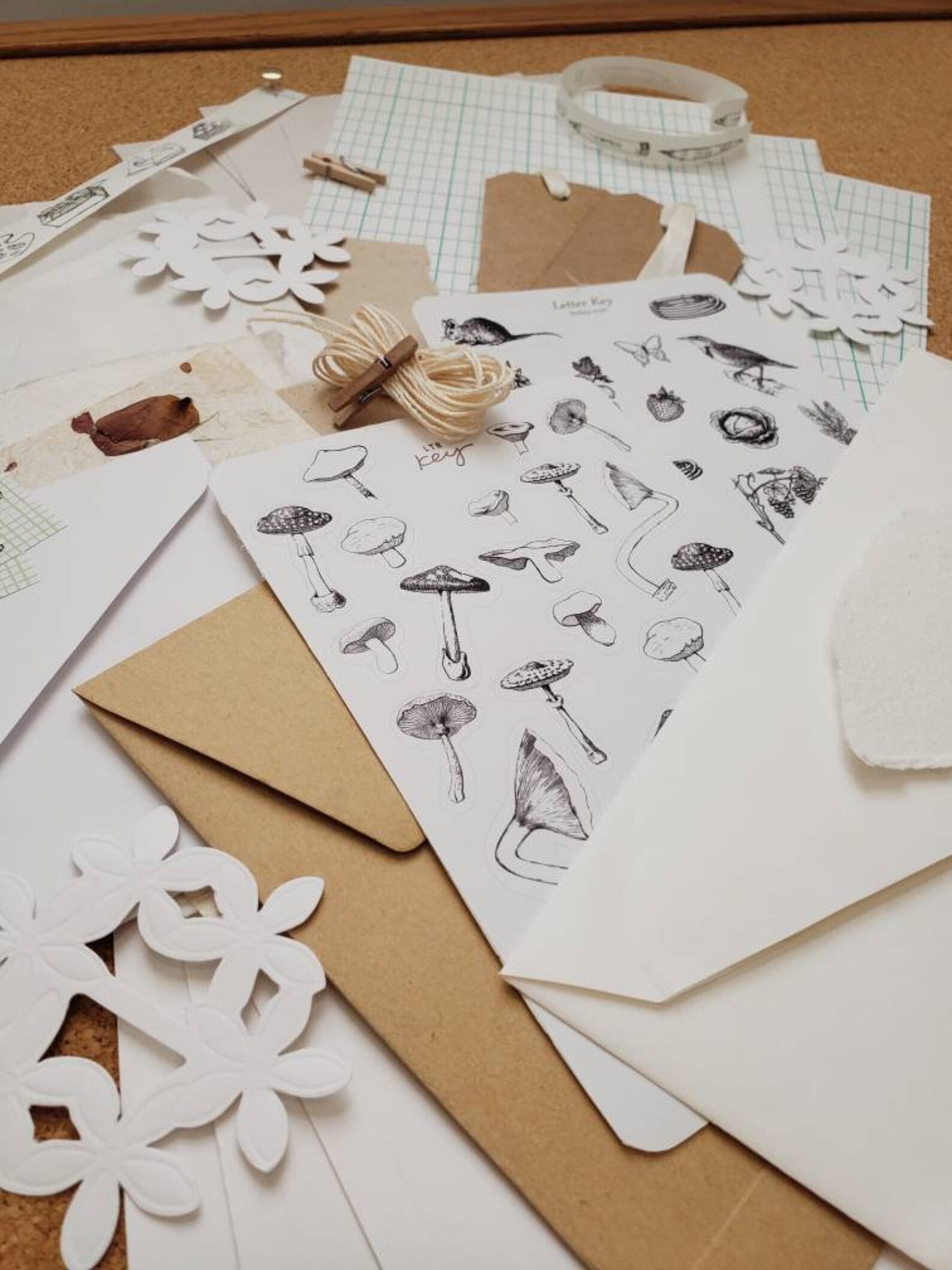 Journal Stationery Kit / Cottage Core / Vintage Paper Etsy UK