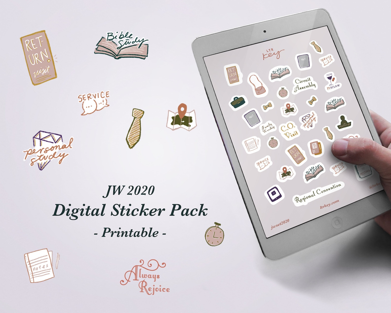Jw Stickers / Planner Stickers / Ministry Stickers / Printable Etsy UK