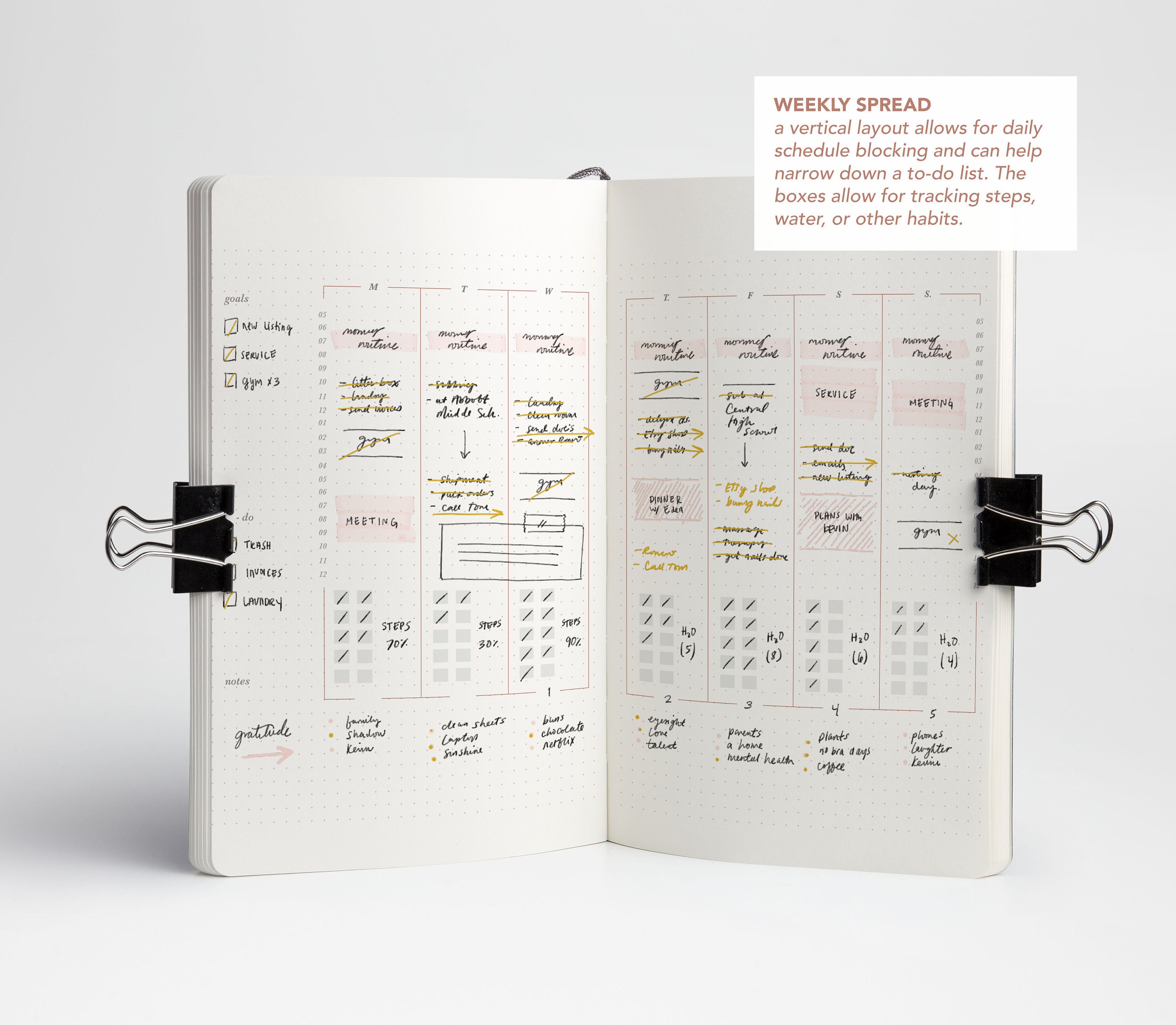 Printable DIY Bullet Journal / Undated Planner / Notebook - Etsy