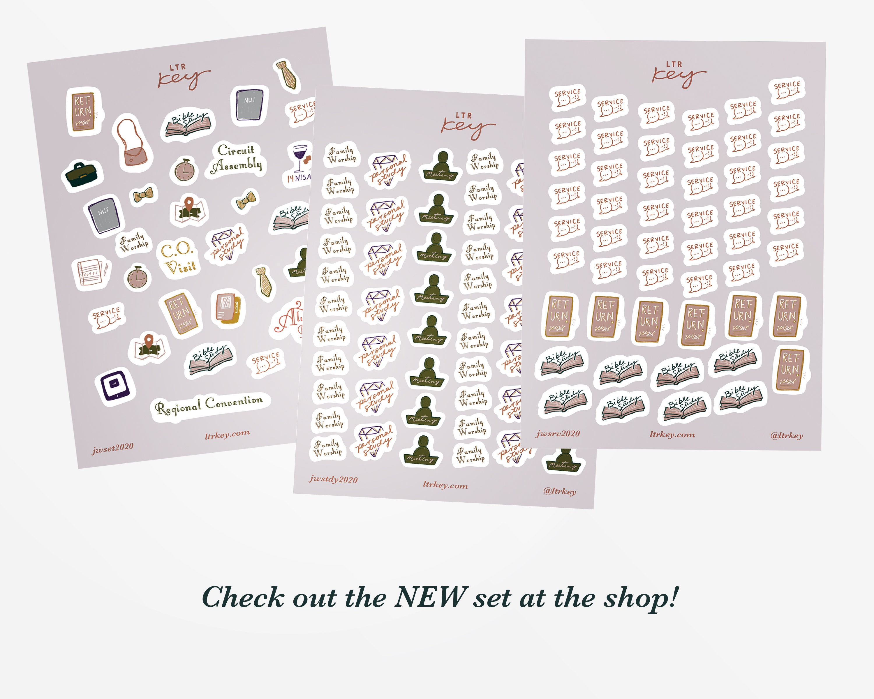 Jw Stickers / Planner Stickers / Ministry Stickers / Printable Etsy