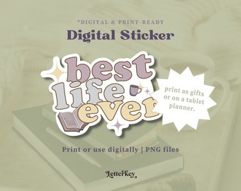 Best Life Ever Digital Sticker / Planner PNG / JW Gifts / JW Gift / Study Guide