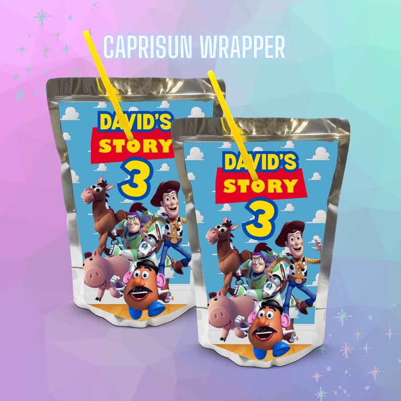 Toy Story Party Pack Chip Bag, Birthday Treat, Birthday Favor, Birthday ...
