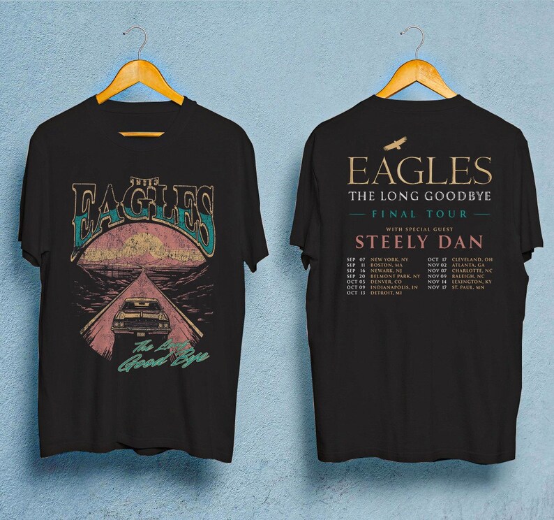 Vintage Eagles Band Shirt Eagles the Long Goodbye Shirt - Etsy Canada