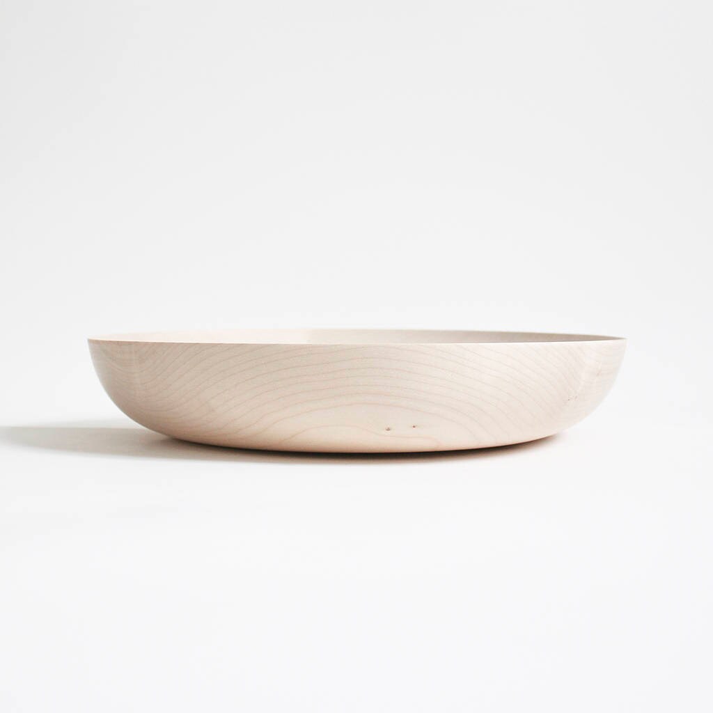 Grand Bol en Bois Croissant