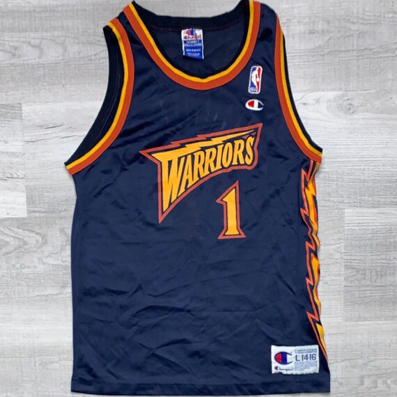 muggsy bogues warriors jersey