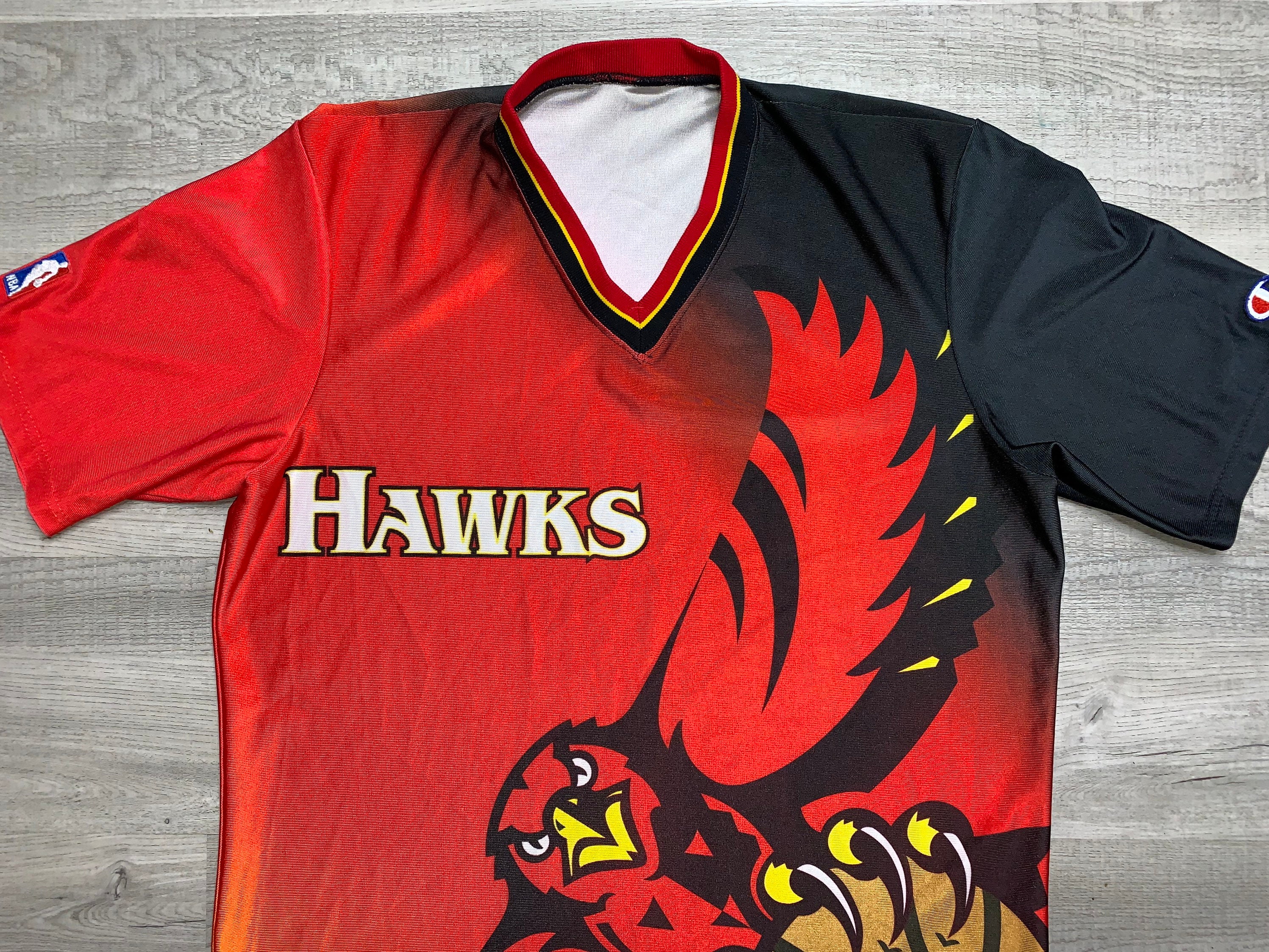 1987 Atlanta Hawks Authentic NBA Warm-Up Shirt