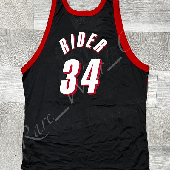 NBA Jersey Portland Trail Blazers Isaiah Rider Ch… - image 2