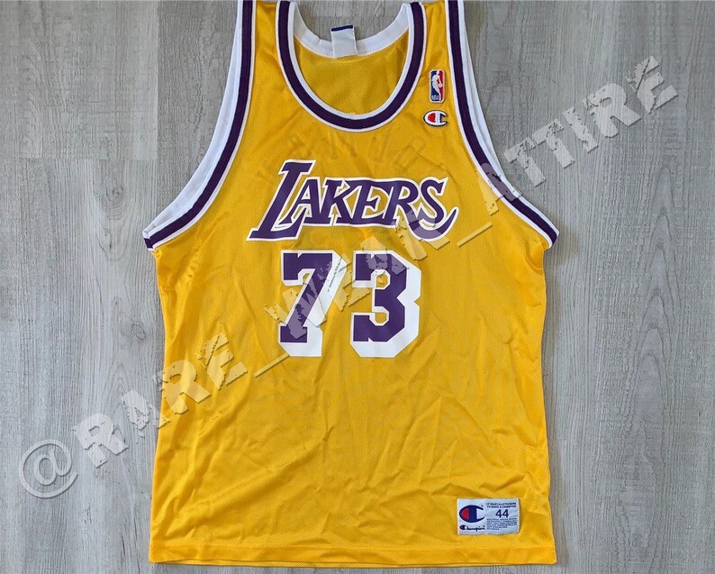 dennis rodman lakers jersey
