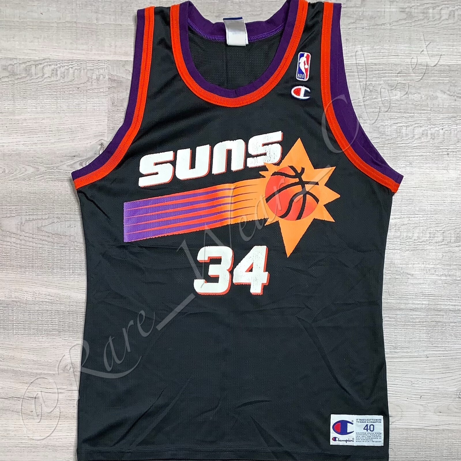 1 of 1 Vintage 90s Phoenix Suns Kevin Durant Custom Champion 