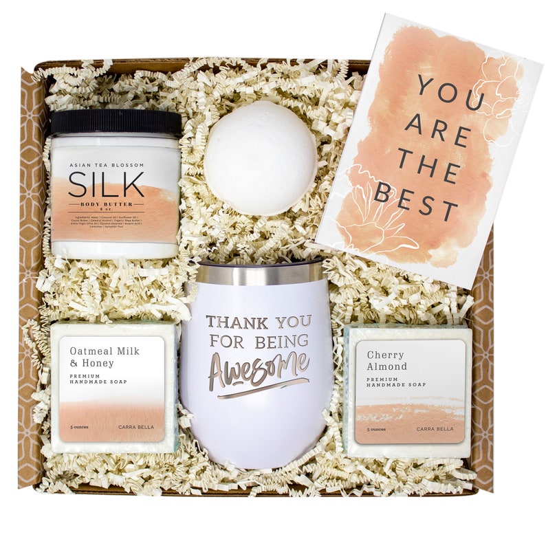 Thank You Gifts for Women Best Relaxing Spa Gift Box Basket Etsy