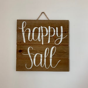 Happy Fall wood pallet wall hanging