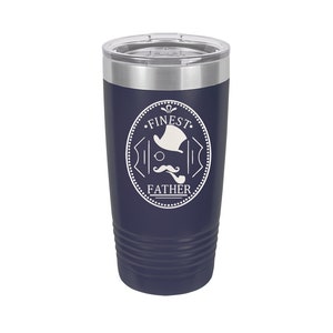 Finest Father, Best Dad Gift, Father&#39;s Day Gift, Stainless Steel Dad Tumbler, Birthday Gift for Him, Best Gift for Dad, Classy Dad Gift