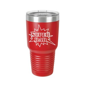 Super Dad, Best Dad Gift, Father&#39;s Day Gift, Best Gift for Dad, Stainless Steel Dad Tumbler, Birthday Gift for Him, Funny Dad Gift, Dad Gift