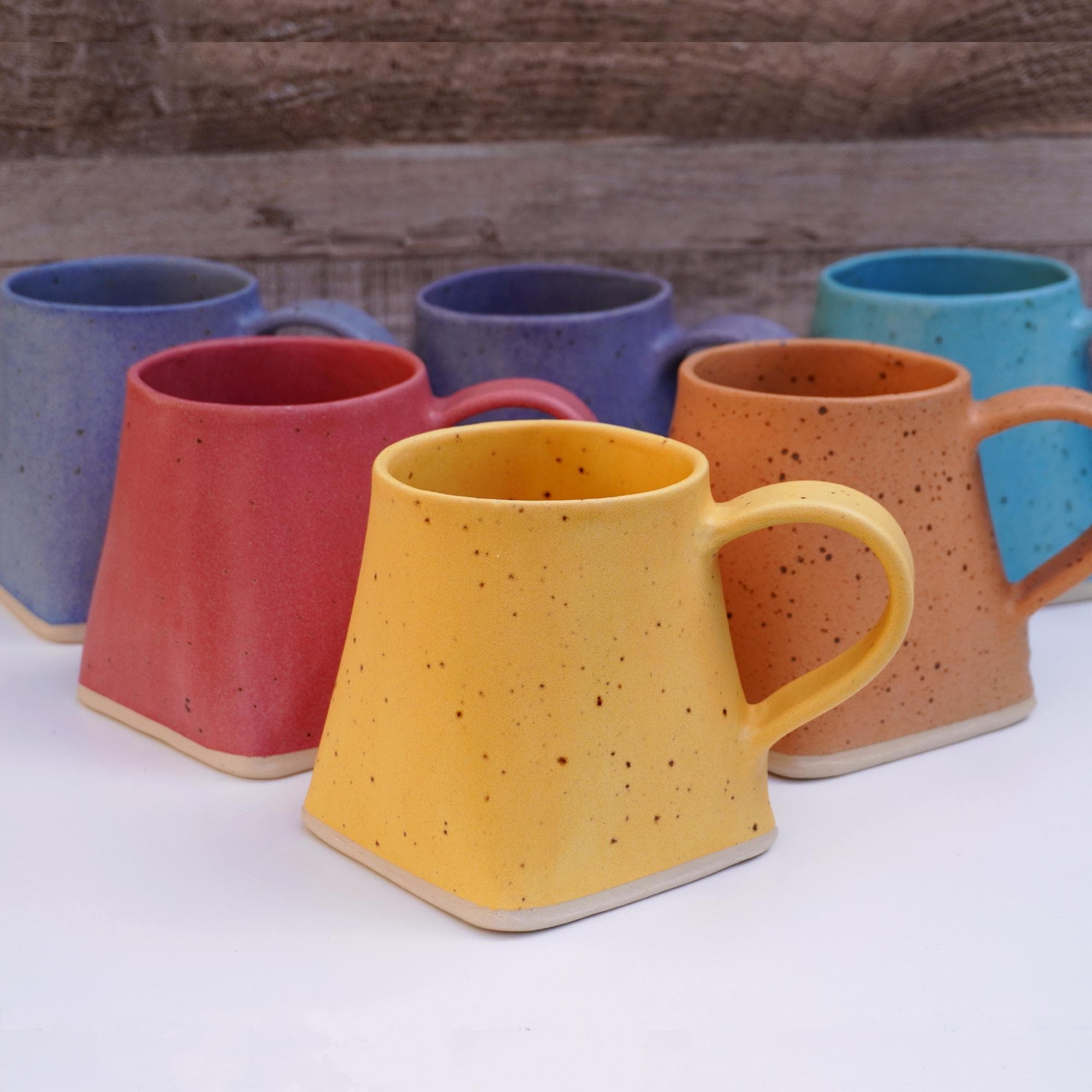Printable Pottery Mug Template With Step by Step Video for Handmade Square-Based Pottery Mug