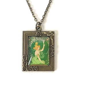 Absinthe Blanqui Necklace - Gift for Women -  Vintage Style Jewelry  - Art Nouveau