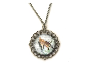 Mourning Dove Necklace for Women - Bird Necklace  - Vintage Style Jewelry - Gift for Women - Victorian Inspired