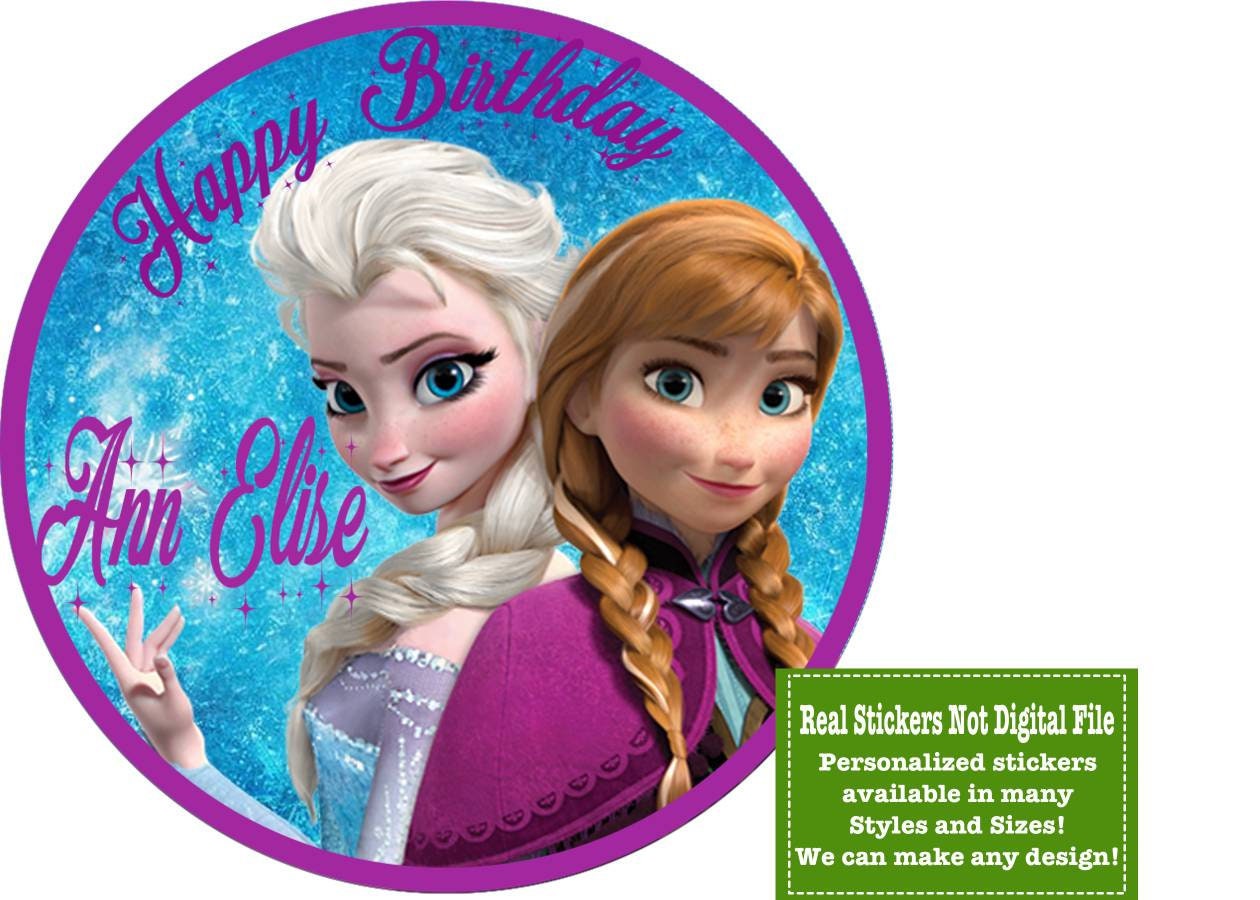 frozen stickerselsa stickersfrozen labelsfrozenfrozen etsy