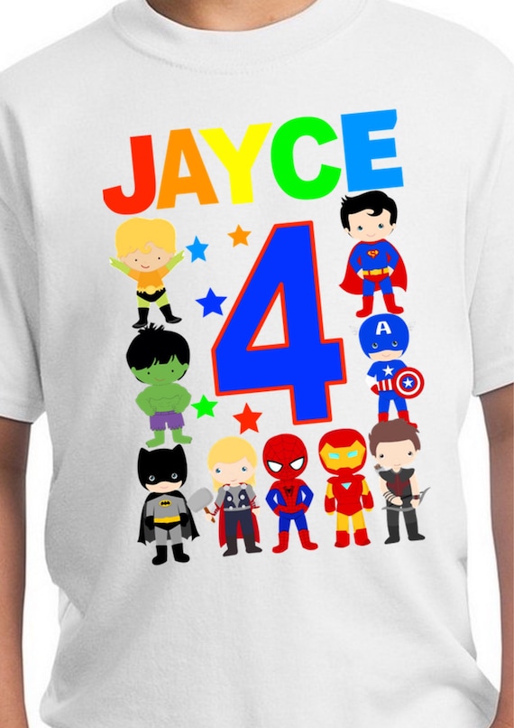 avengers birthday shirt