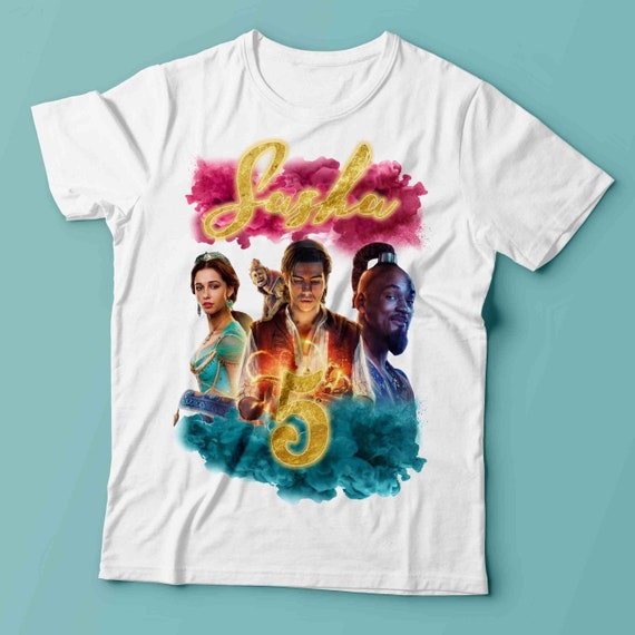 Jasmine Birthday Shirt Jasmine Party Supplies Jasmine Etsy
