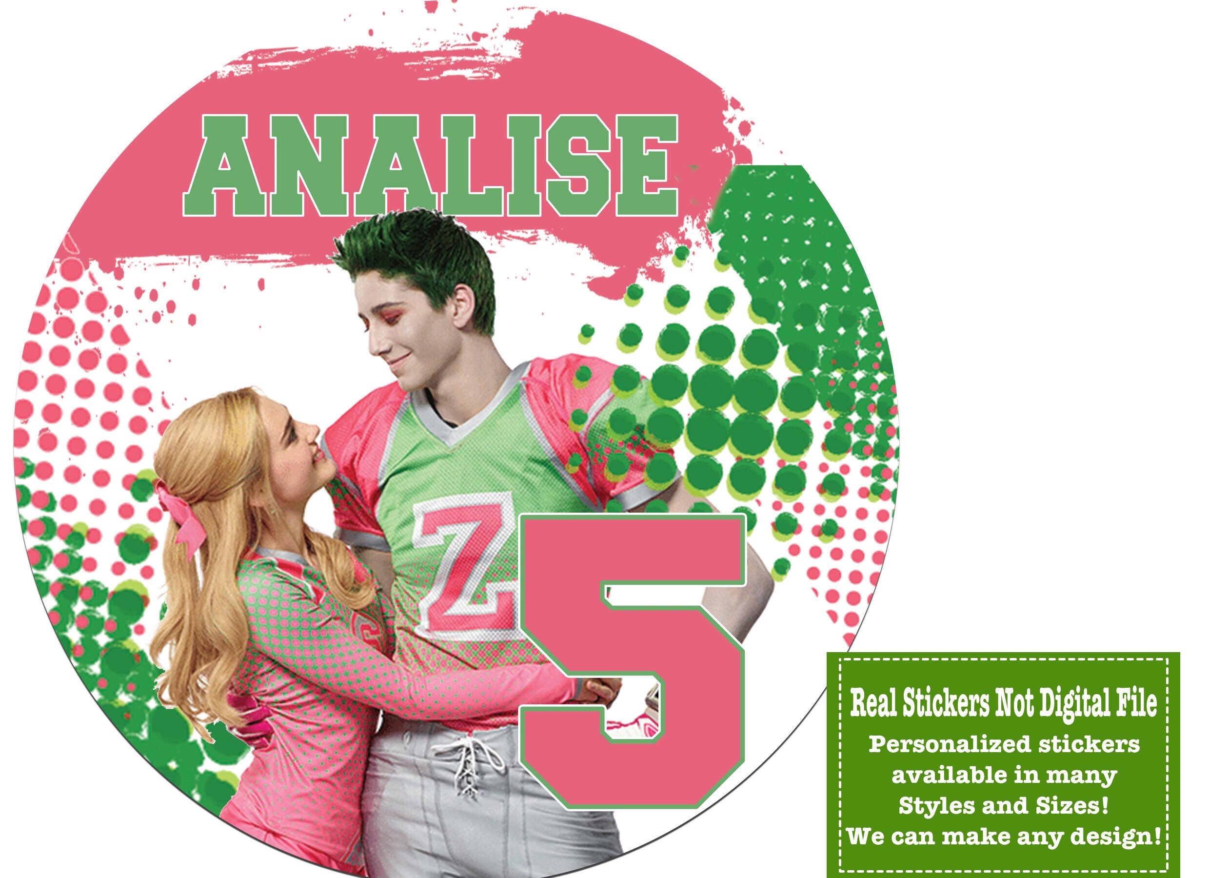 Zombies Stickers/Disney Zombies Stickers/Zombies Labels/Disney Etsy